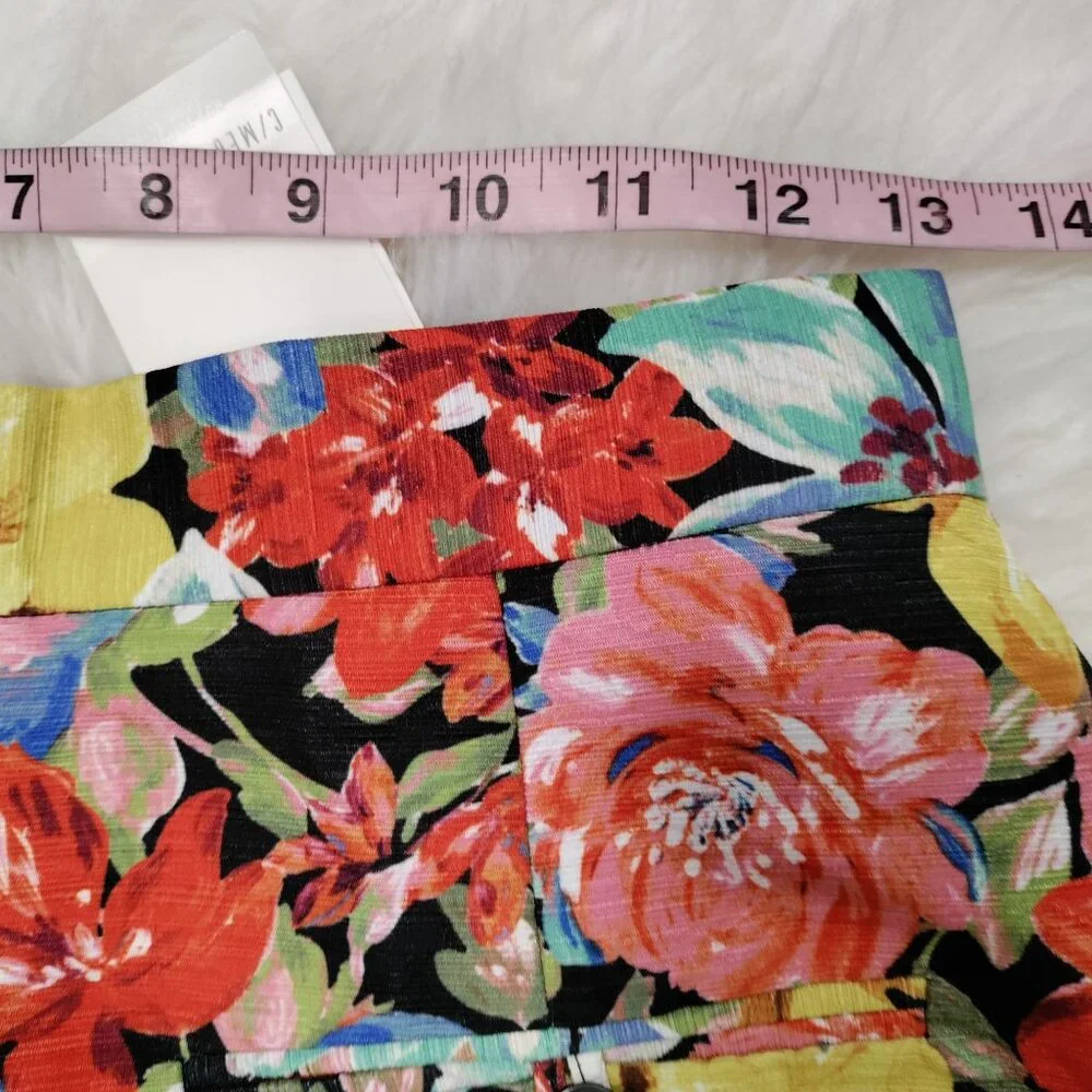 C/MEO Collective Black/Multi Floral High Waist Thinking Of Short Size M, NWT - Picture 11 of 14